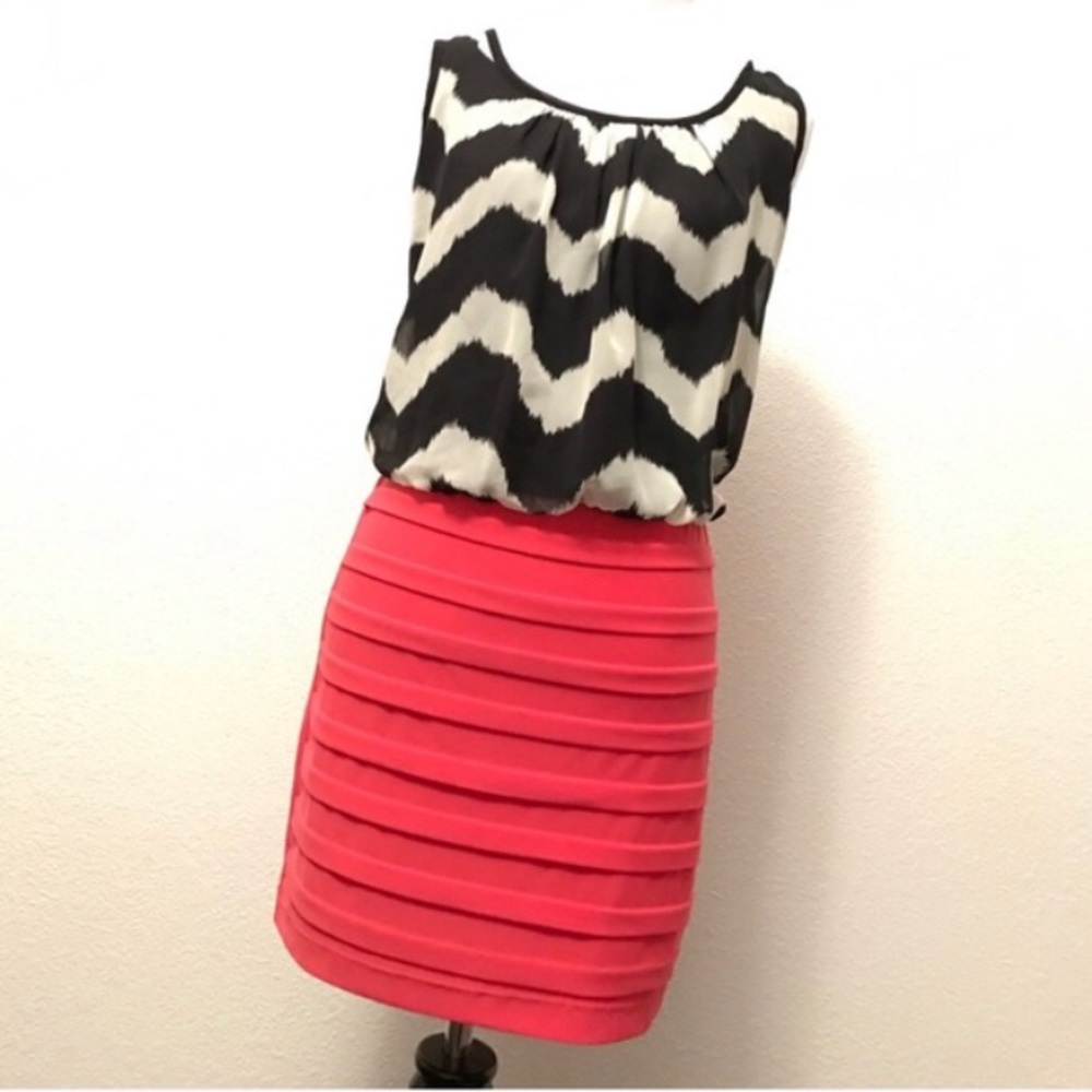 Chevron Mini Dress